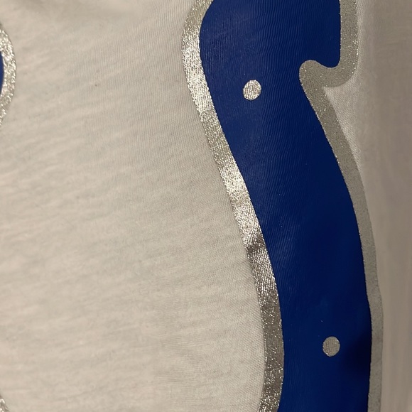 Victoria Secret PINK NFL Indianapolis Colts T shirt. Size Small. Win me over - Picture 3 of 4